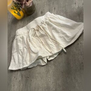 White Free People Skort Size Medium